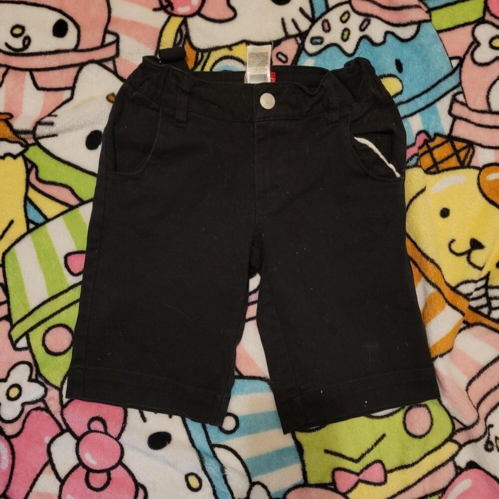 Genuine Dickies Kid's Size 8 Black Jorts Jean Shorts Boys Youth Juniors Pants